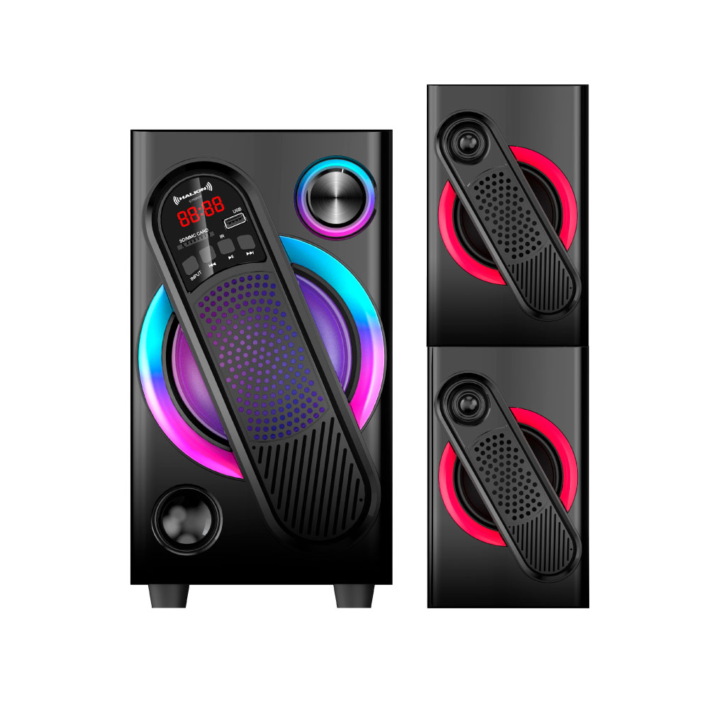 PARLANTE 2.1 HALION HA-F61 GORDON SUBWOOFER 5.25' USB, SD, BT, FM 150W - 3