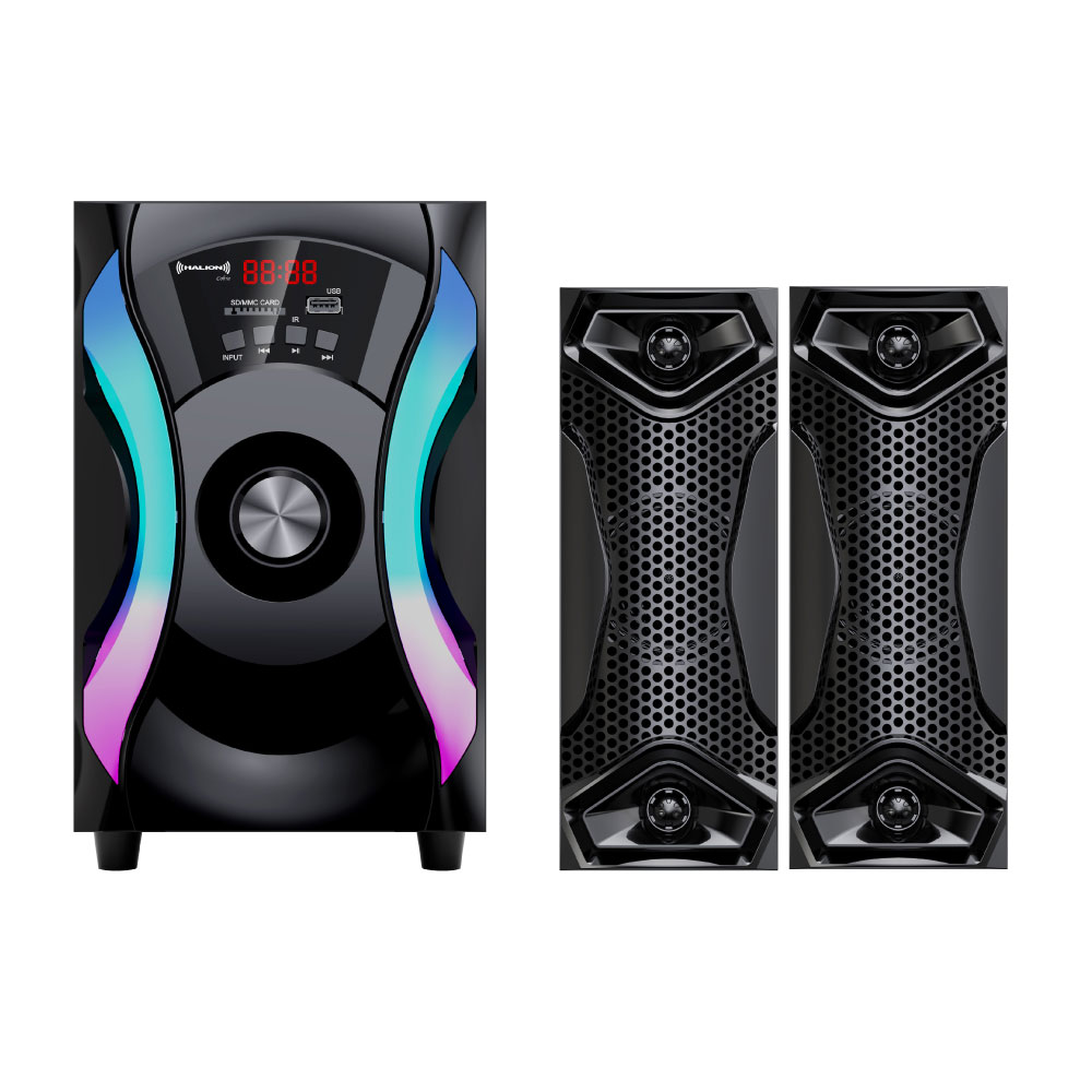 PARLANTE 2.1 HALION HA-F51 COBRA SUBWOOFER 5' USB, SD, BT, FM 120W - 3