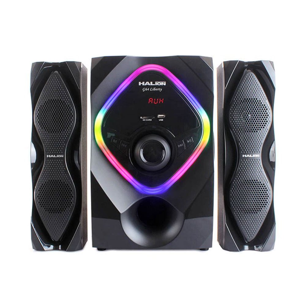 PARLANTE 2.1 HALION HA-G64 LIBERTY SUBWOOFER 6.5' USB, SD, BT, FM 150W - 1