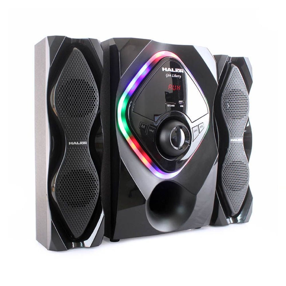 PARLANTE 2.1 HALION HA-G64 LIBERTY SUBWOOFER 6.5' USB, SD, BT, FM 150W - 2
