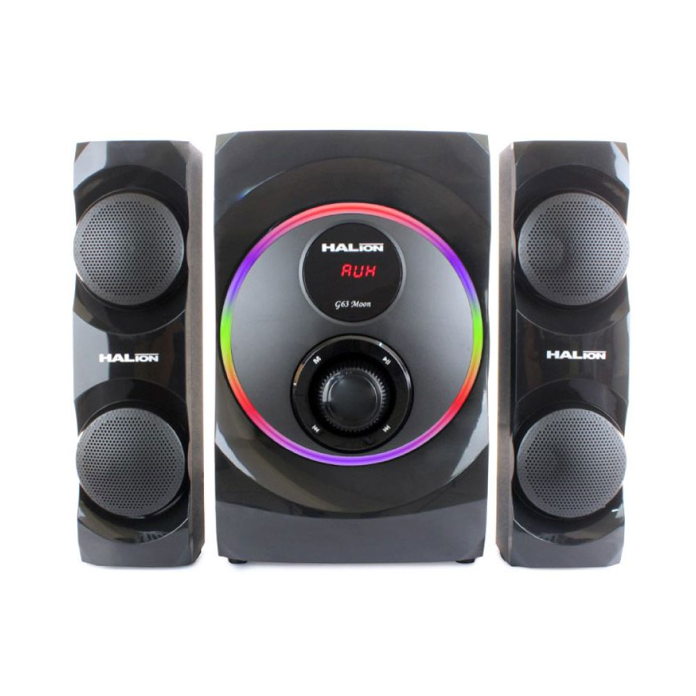 PARLANTE 2.1 HALION HA-G63 MOON SUBWOOFER 6.5' USB, SD, BT, FM 150W - 1