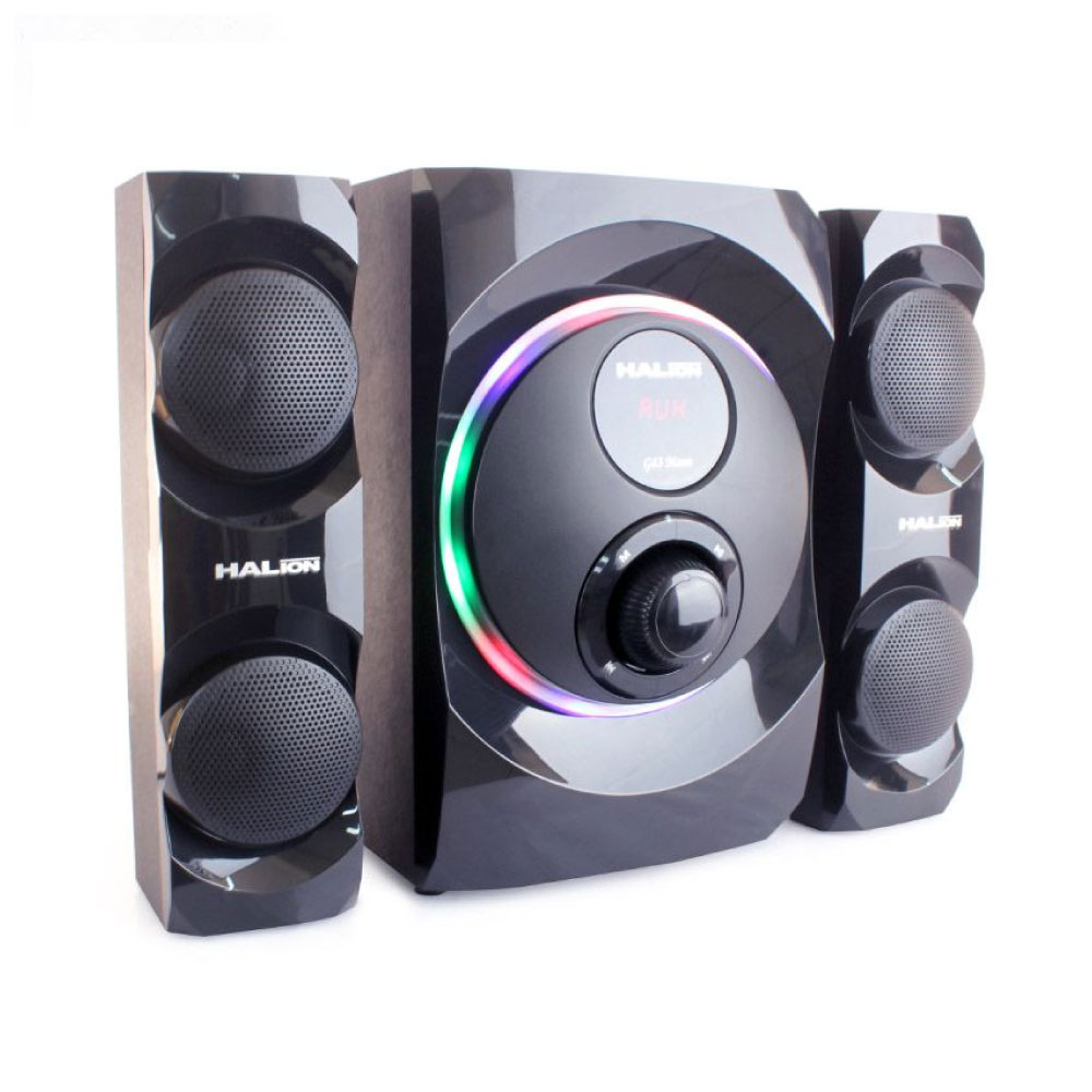 PARLANTE 2.1 HALION HA-G63 MOON SUBWOOFER 6.5' USB, SD, BT, FM 150W - 2