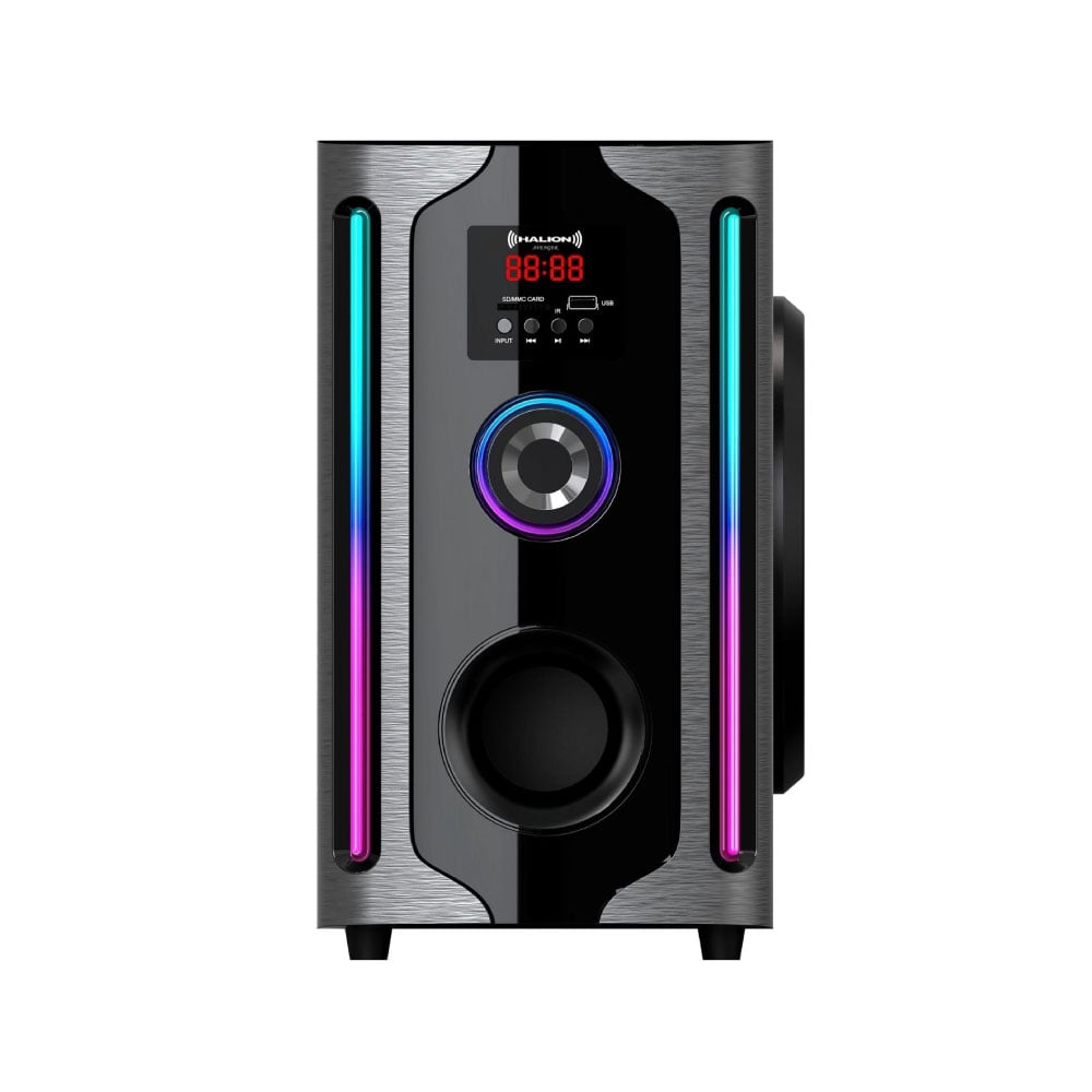 PARLANTE 2.1 HALION HA-F84 AVENGER SUBWOOFER 8' USB, SD, BT, FM 250W - 2