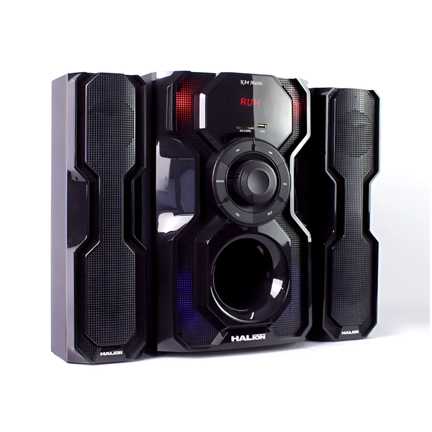 PARLANTE 2.1 HALION HA-K84 MARTE SUBWOOFER 8' USB, SD, BT, FM 250W - 2