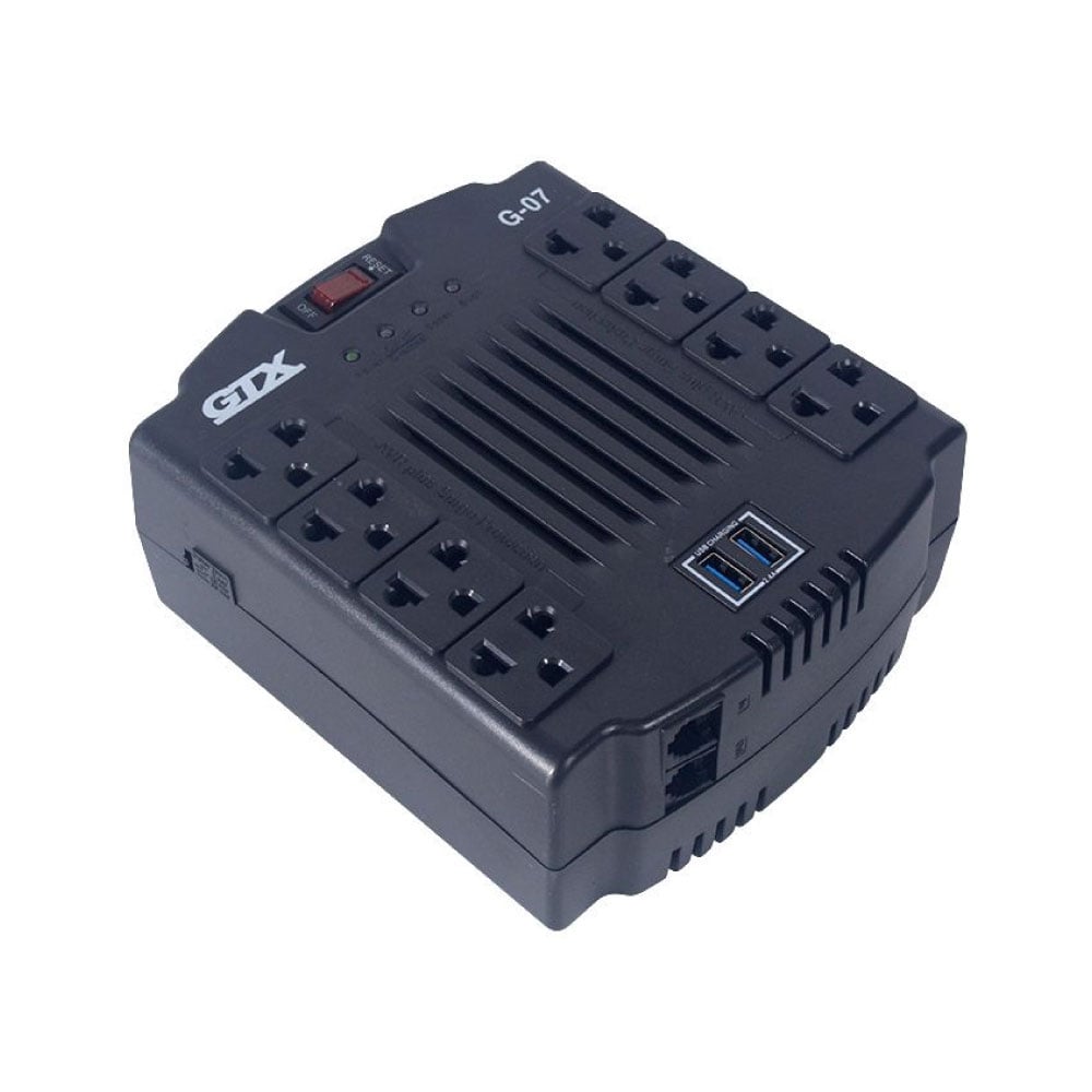 ESTABILIZADOR GTX G-07 8SAL 2USB 1200VA600W - 2