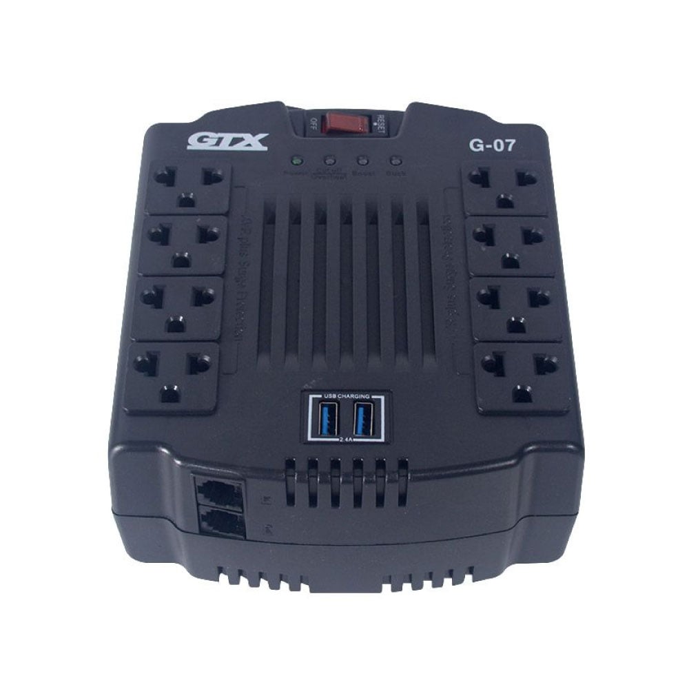 ESTABILIZADOR GTX G-07 8SAL 2USB 1200VA600W - 3