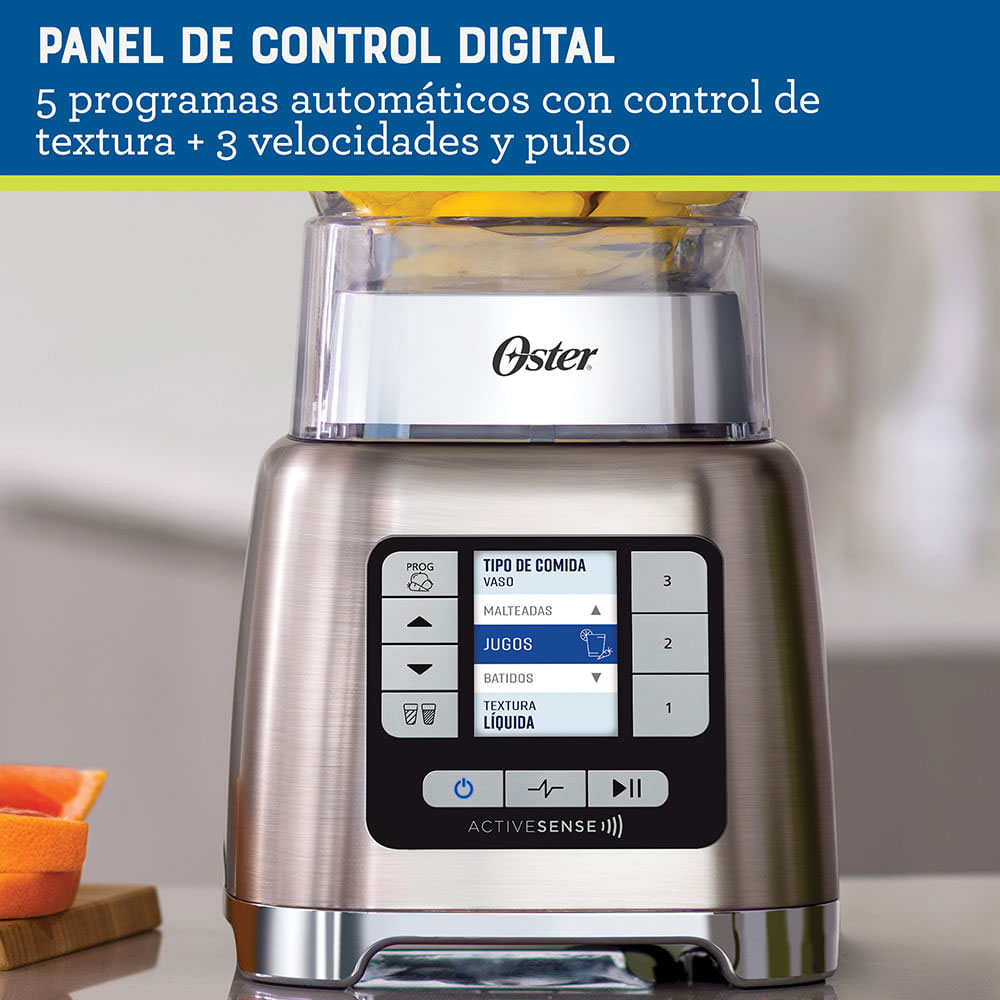 LICUADORA OSTER BLSTTDGNBG 2LTS XPERT TECNOLOGÍA ACTIVE SENSE CON BLEND-N-GO - 4