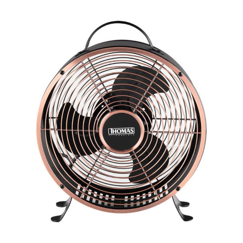 VENTILADOR RETRO THOMAS TH08NM BRONCE DE 8' CON 2 VELOCIDADES - 1