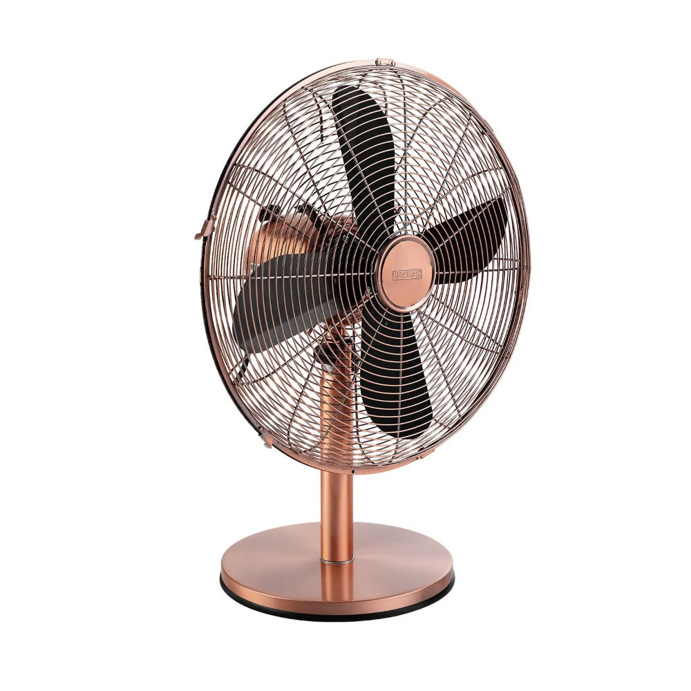 VENTILADOR RETRO THOMAS TH16CM COBRE DE 16' CON 3 VELOCIDADES - 2