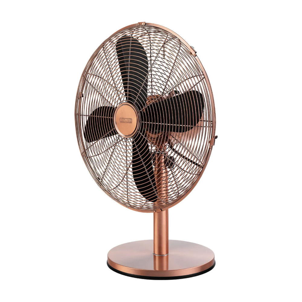 VENTILADOR RETRO THOMAS TH16CM COBRE DE 16' CON 3 VELOCIDADES - 3
