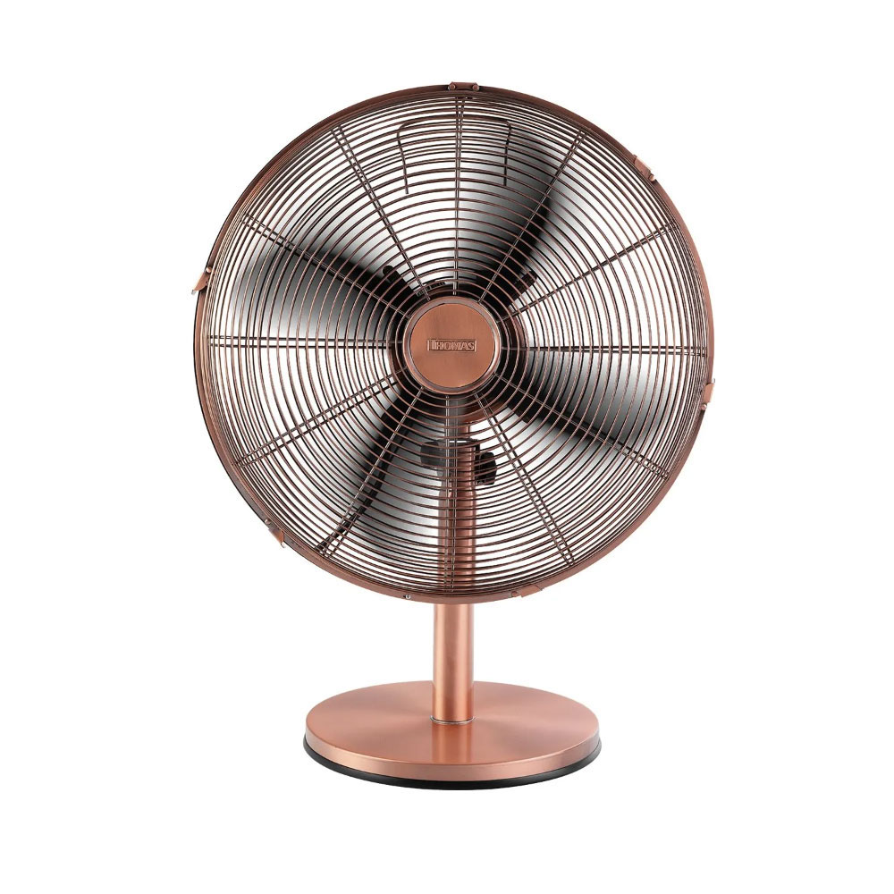 VENTILADOR RETRO THOMAS TH16CM COBRE DE 16' CON 3 VELOCIDADES - 4
