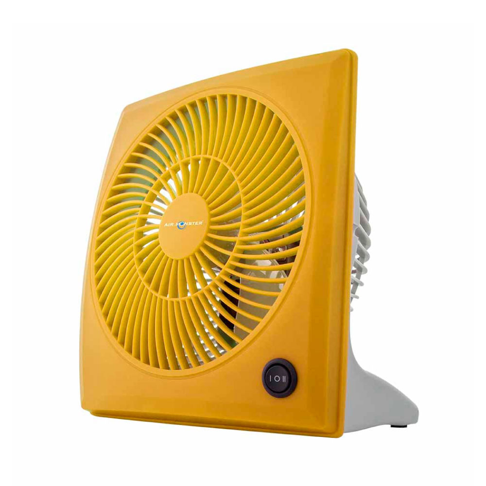 VENTILADOR DE MESA AIR MONSTER 15729 AMARILLO 9' DE 40W - 1