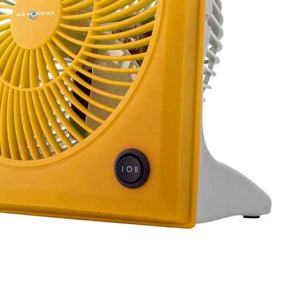 VENTILADOR DE MESA AIR MONSTER 15729 AMARILLO 9' DE 40W - 2