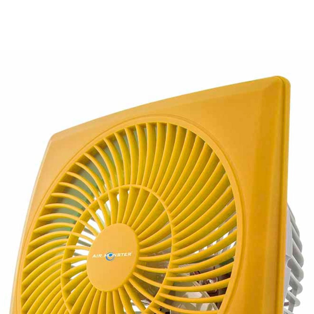 VENTILADOR DE MESA AIR MONSTER 15729 AMARILLO 9' DE 40W - 3