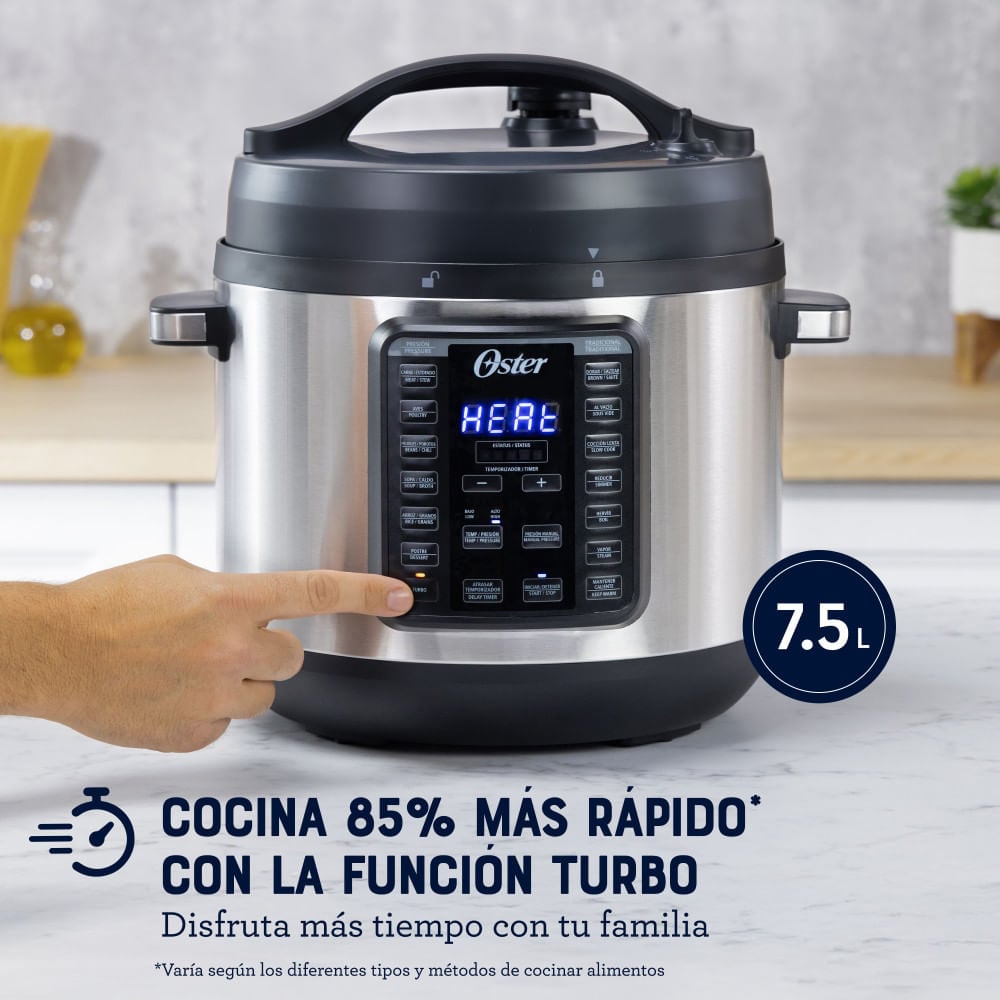 MULTIOLLA TURBO OSTER CKSTPCECT75DF DIAMONDFORCE 14 FUNCIONES 7.5L - 3