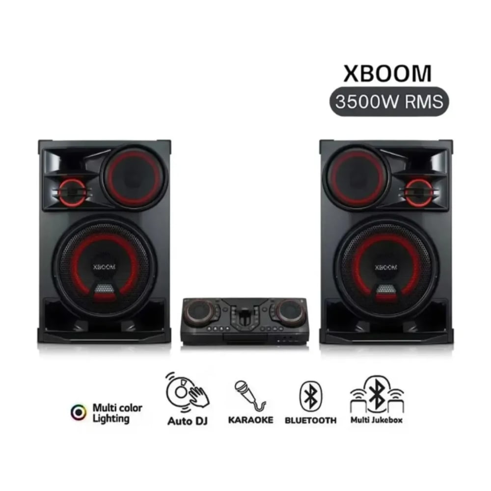 PARLANTE BLUETOOTH LG XBOOM CL98 3500W ALTAVOZ PARA FIESTA DE KARAOKE - 1