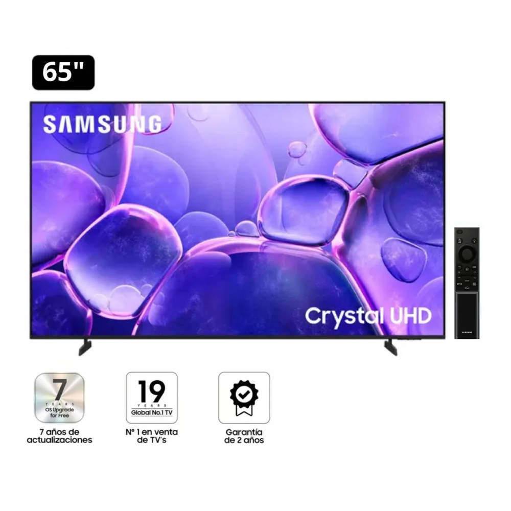 TELEVISOR SAMSUNG UN65U8000FGXPE 65' CRYSTAL 4K UHD SMART TV - 1