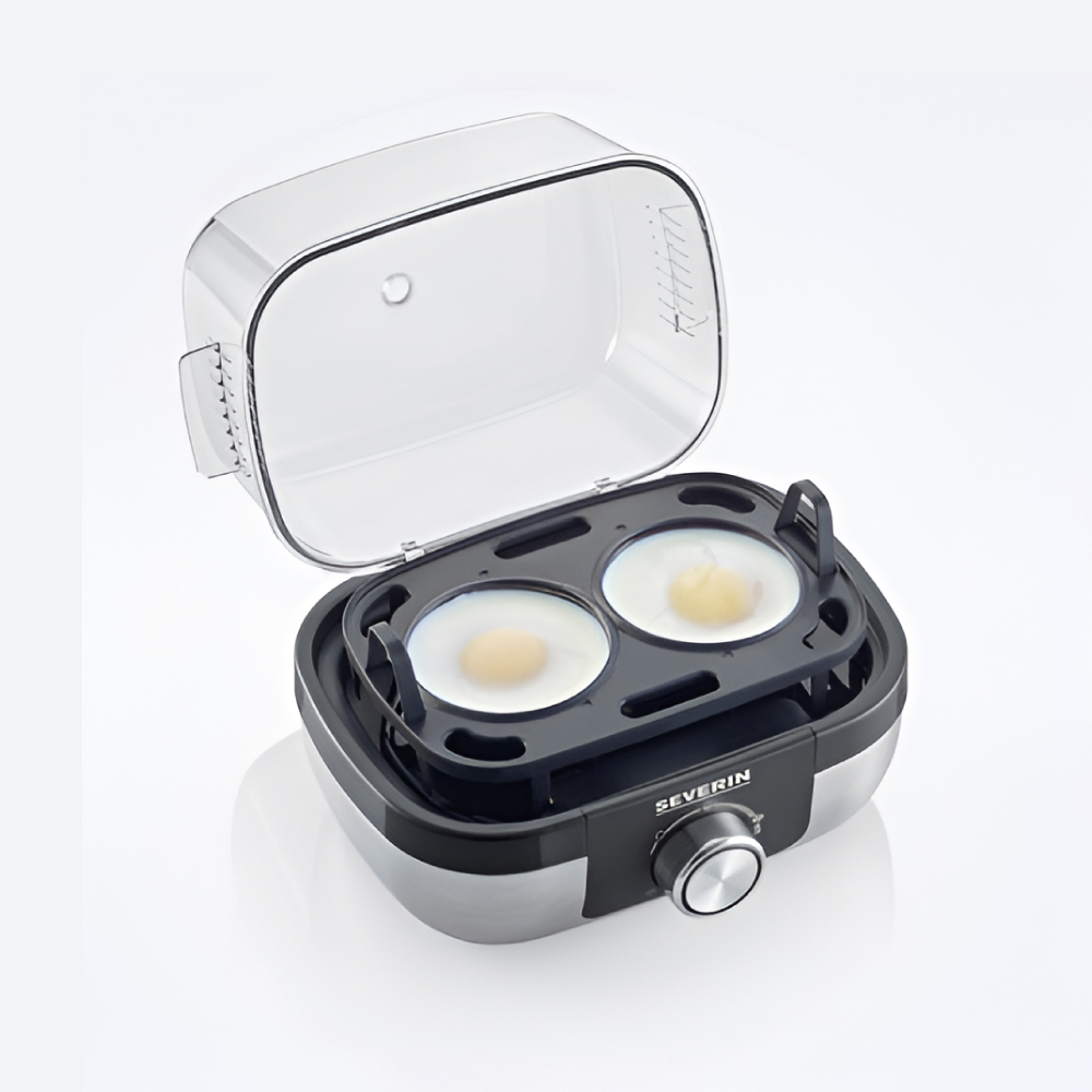 COCEDOR DE HUEVOS SEVERIN EK-3169 DE ACERO INOXIDABLE MULTIUSO - 4