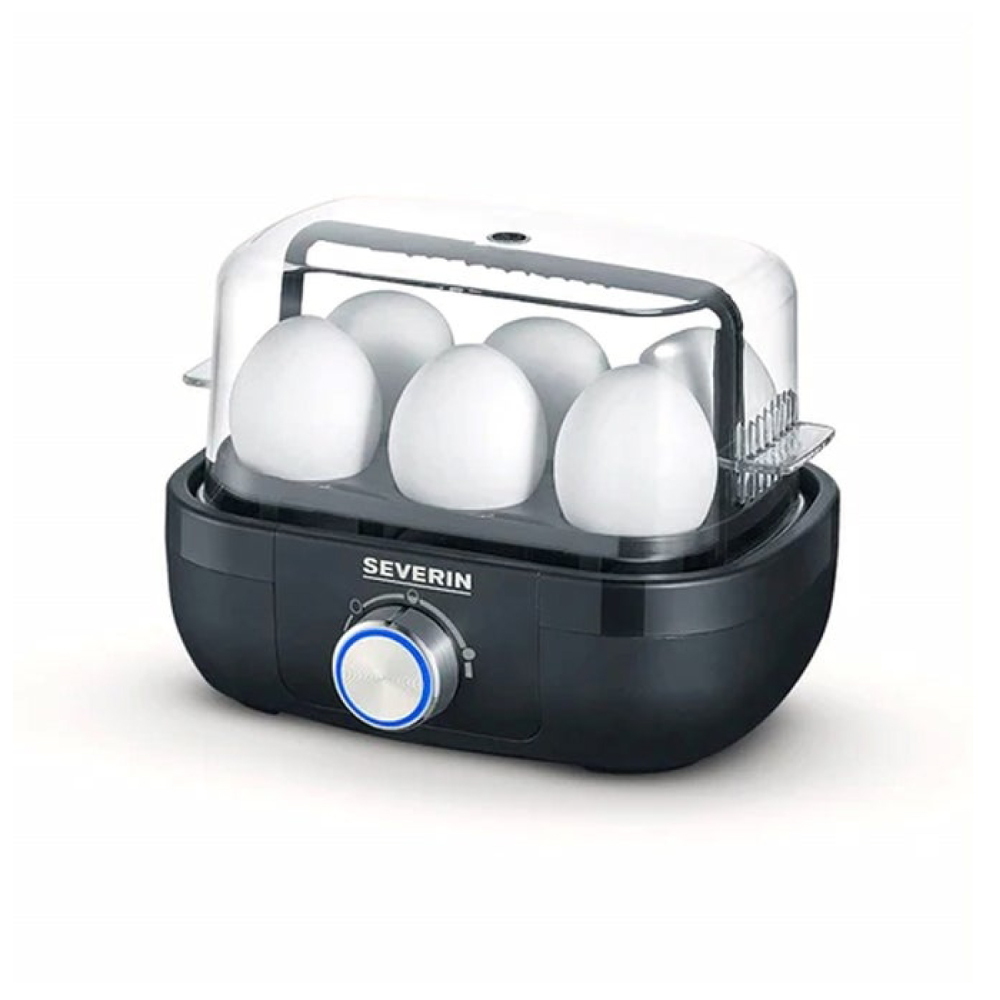 COCEDOR DE HUEVOS SEVERIN EK-3166 NEGRO CON PERILLA - 3