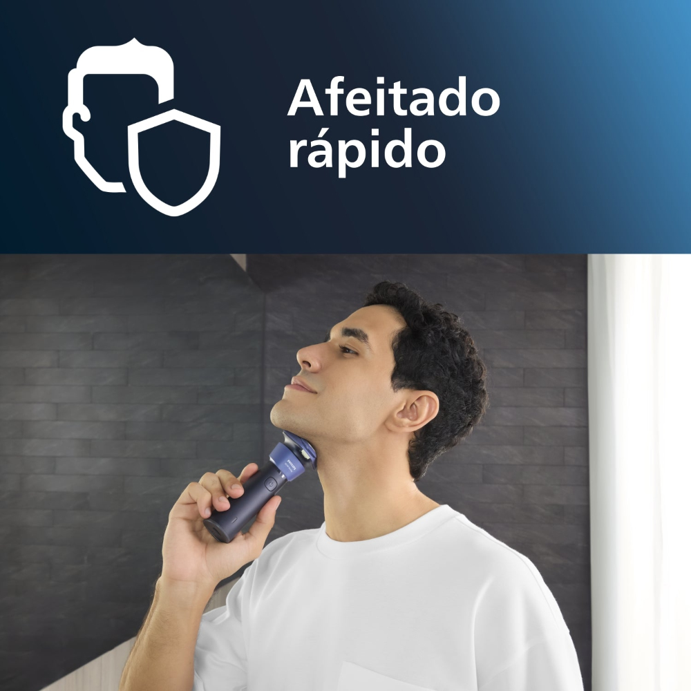 AFEITADORA PHILIPS S2885-02 6D INALÁMBRICA ANTICORROSIVA CARGA 1 HRA - 3