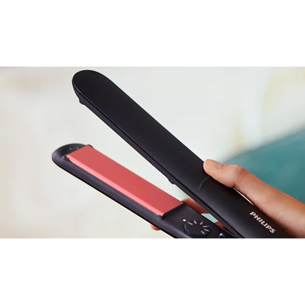 PLANCHA DE CABELLO PHILIPS THERMOPROTECT BHS376-00 NEGROROSA - 4