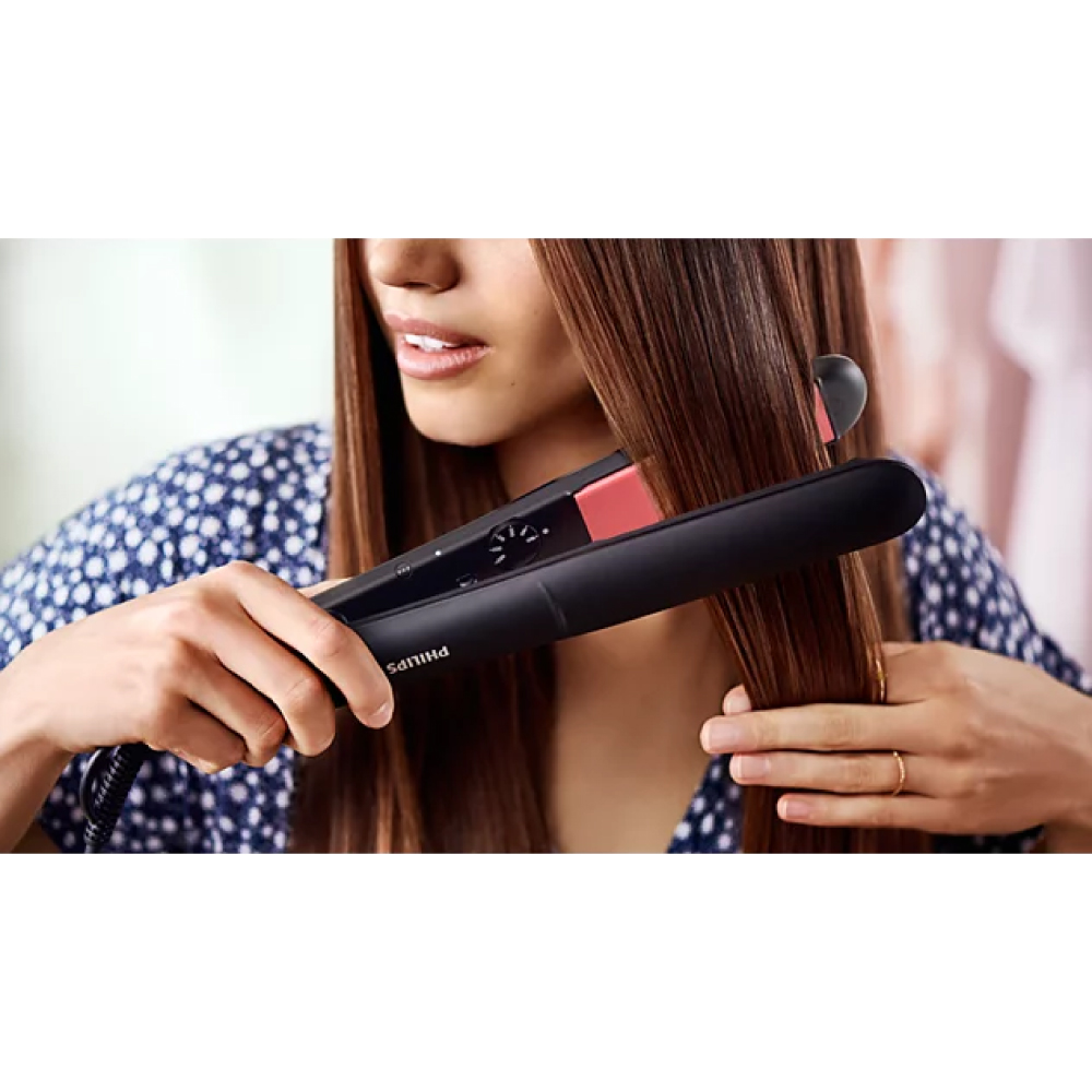 PLANCHA DE CABELLO PHILIPS THERMOPROTECT BHS376-00 NEGROROSA - 6