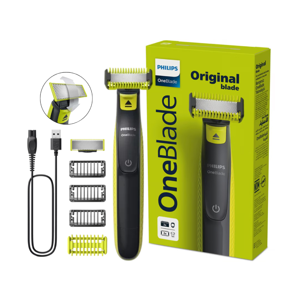 AFEITADORA ELÉCTRICA PHILIPS QP2824-10 DE CARA Y CUERPO ONEBLADE - 1