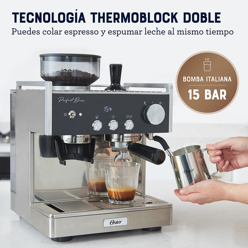 Cafetera Espresso Oster BVSTEM7400-053 Perfect Brew - 3