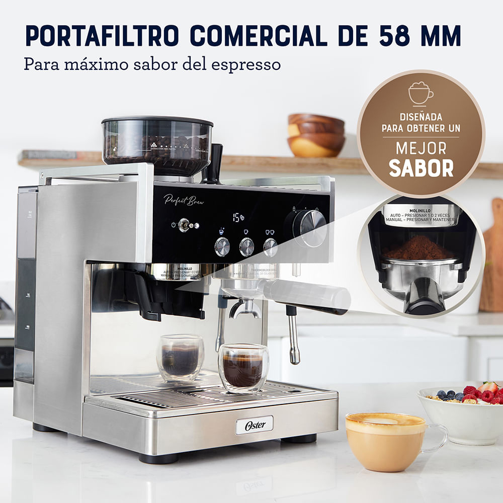 Cafetera Espresso Oster BVSTEM7400-053 Perfect Brew - 4