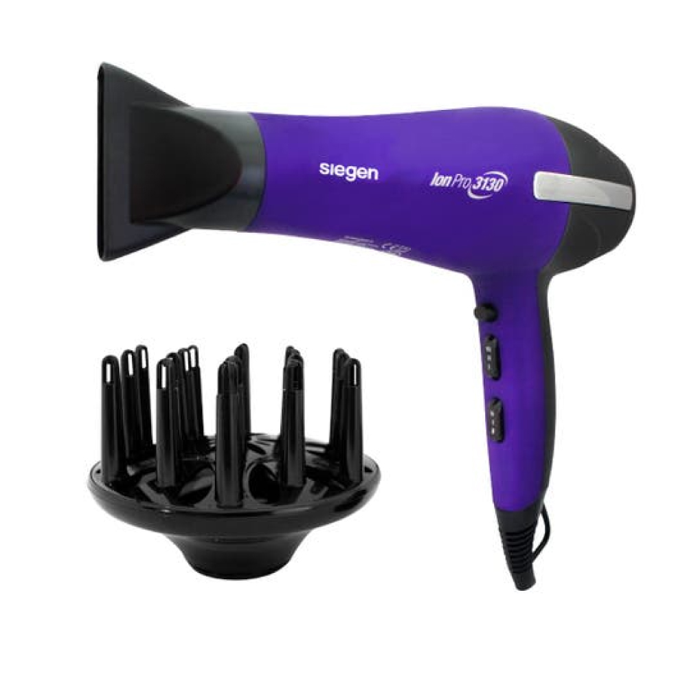 SECADORA DE CABELLO SIEGEN SG-3130M PURPLE POWER 2200W - 2