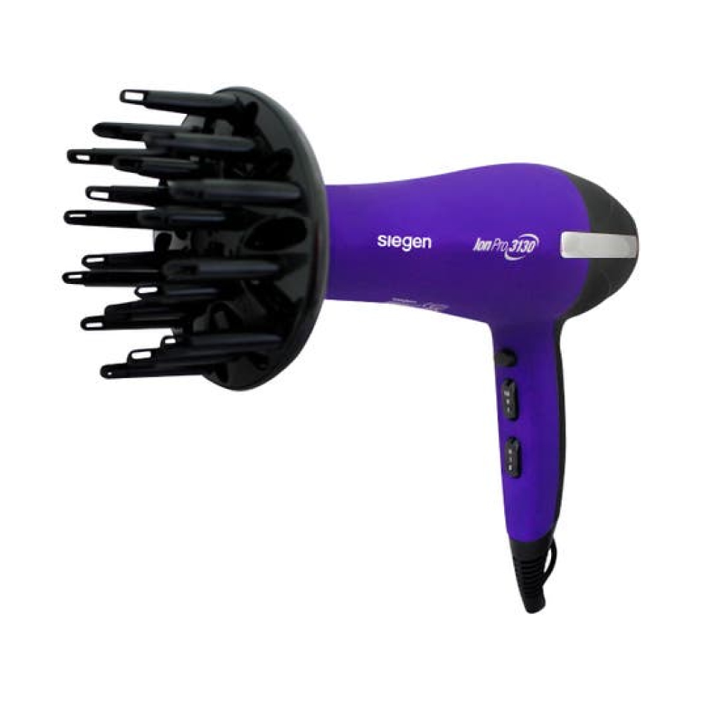 SECADORA DE CABELLO SIEGEN SG-3130M PURPLE POWER 2200W - 3