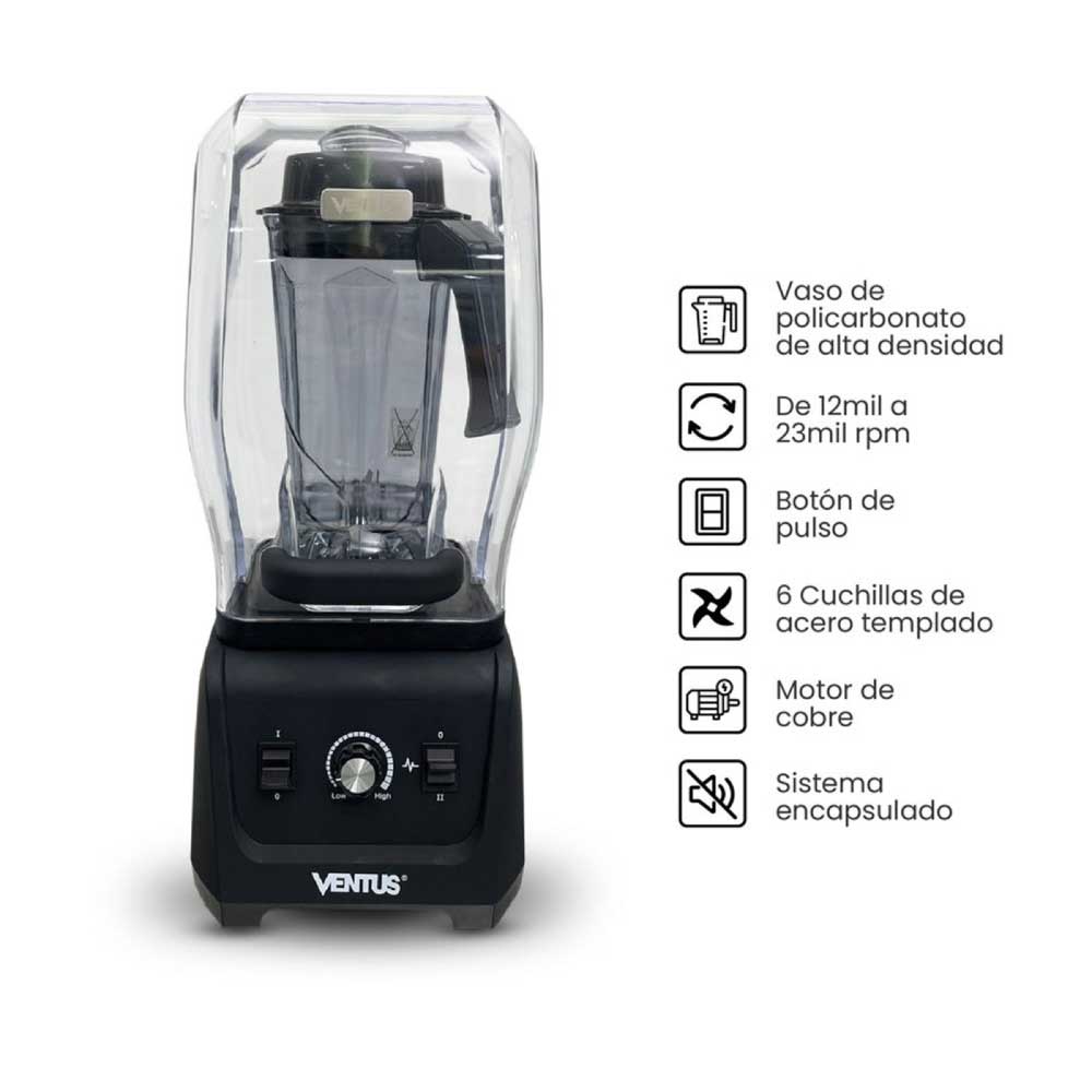 LICUADORA SEMI-INDUSTRIAL VENTUS VL1380-C-V2.5 ENCAPSULADA 2.5L - 1