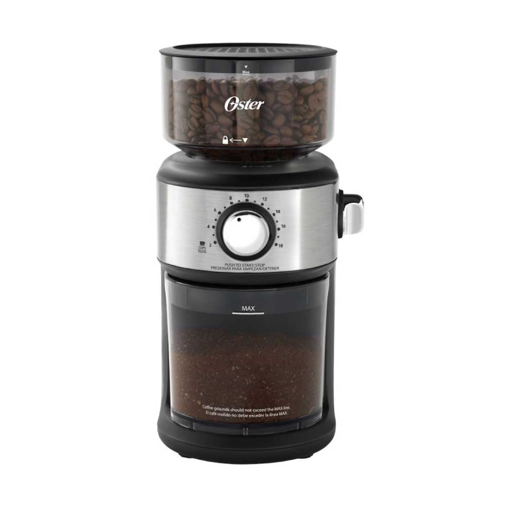 MOLINILLO DE CAFÉ AUTOMÁTICO OSTER BVSTBMH24 CON 18 NIVELES DE MOLIENDA - 1