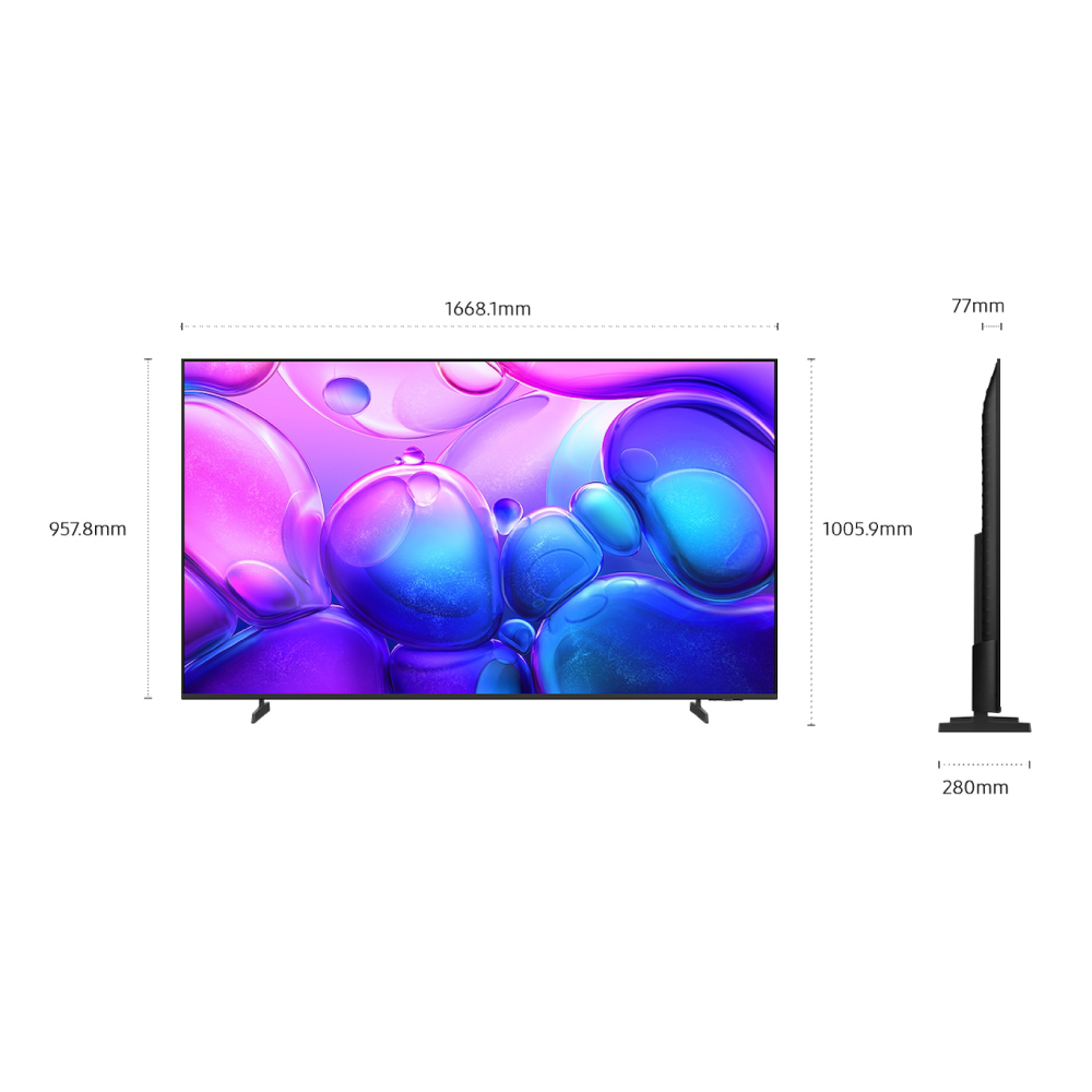TELEVISOR SAMSUNG QN75Q6FAAGXPE QLED 75 UHD 4K TIZEN SMART TV Q6 - 4