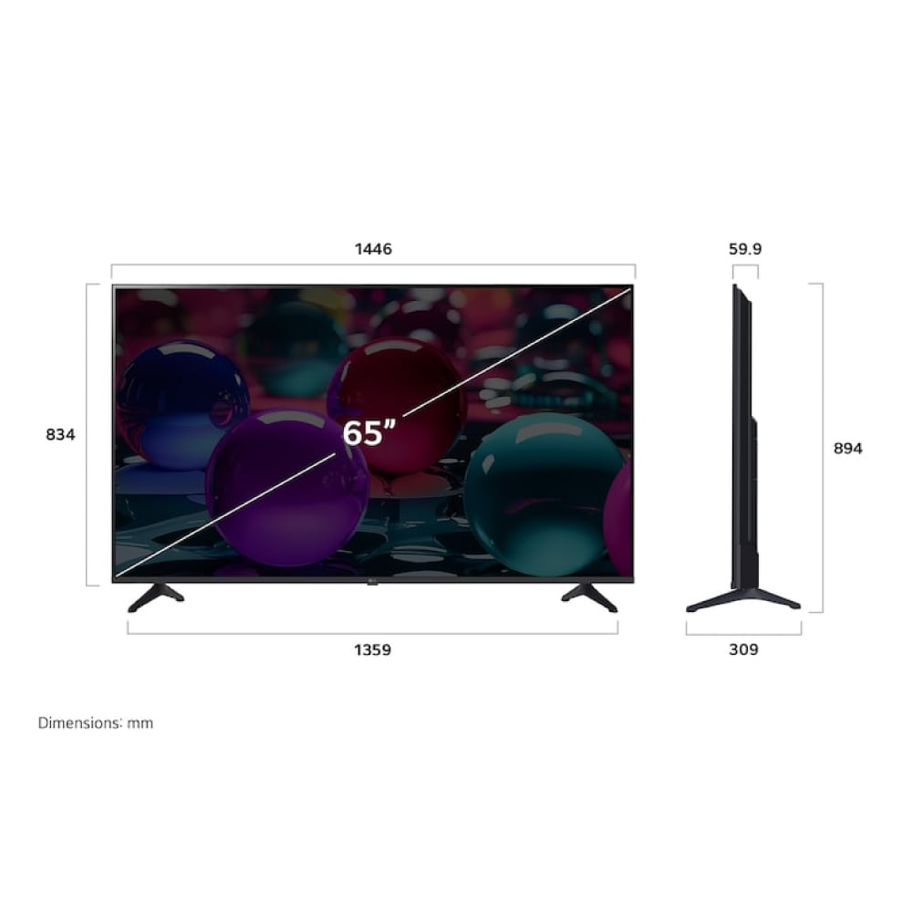 TELEVISOR LG 65UA7300PSB 65' SMART TV UHD 4K THINQ AI - 4