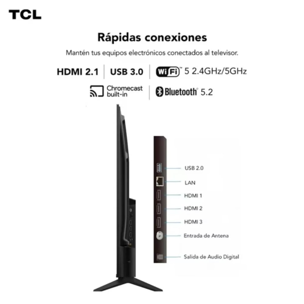 TELEVISOR TCL 65V6C 65 LED 4K UHD SMART TV GOOGLE TV - 4