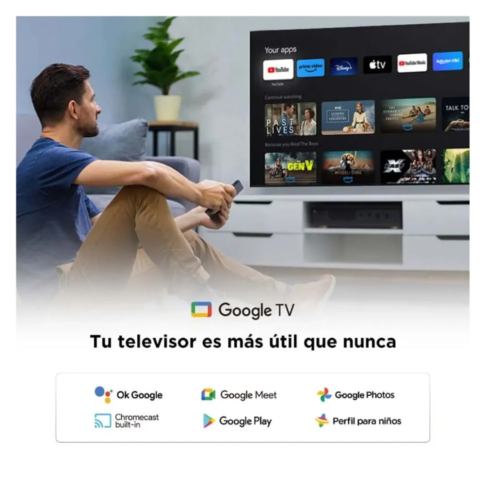TELEVISOR TCL 65V6C 65 LED 4K UHD SMART TV GOOGLE TV - 6