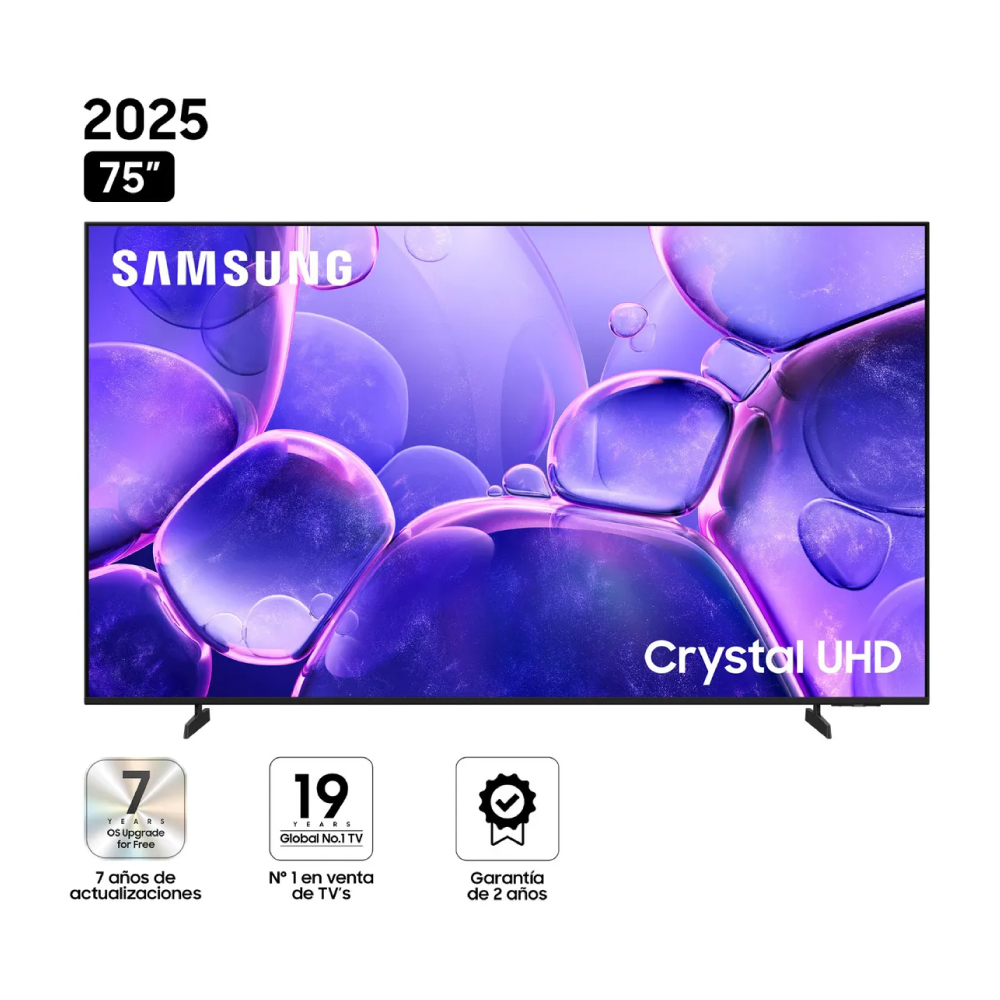 TELEVISOR SAMSUNG UN75U8000FGXPE SMART TV 75' CRYSTAL 4K UHD - 1