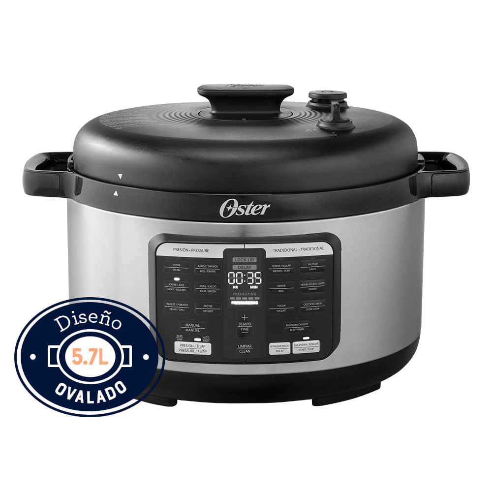 MULTIOLLA OVALADA RÁPIDA OSTER CKSTPCECOV57-053 DE 5.7LTS 1000W - 1