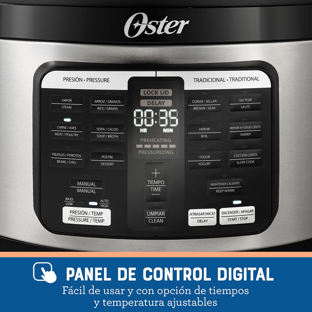 MULTIOLLA OVALADA RÁPIDA OSTER CKSTPCECOV57-053 DE 5.7LTS 1000W - 6