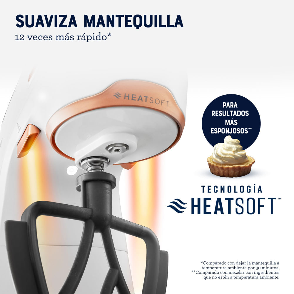 BATIDORA PLANETARIA OSTER FPSTSMPL4W HEATSOFT 5.2L BLANCO - 4