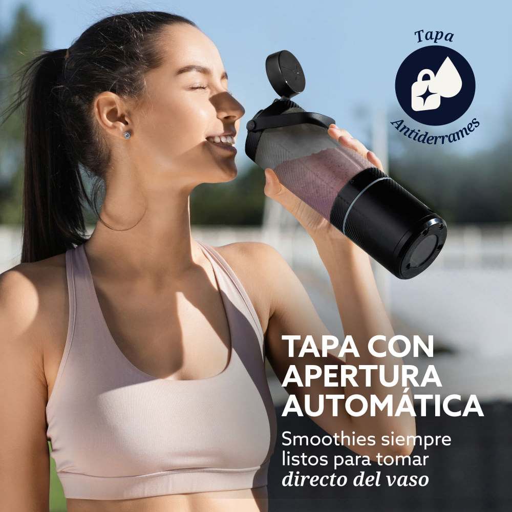 LICUADORA PORTÁTIL OSTER BLSTGFP-B20-000 GO MAX 590ML RECARGABLE USB-C - 6
