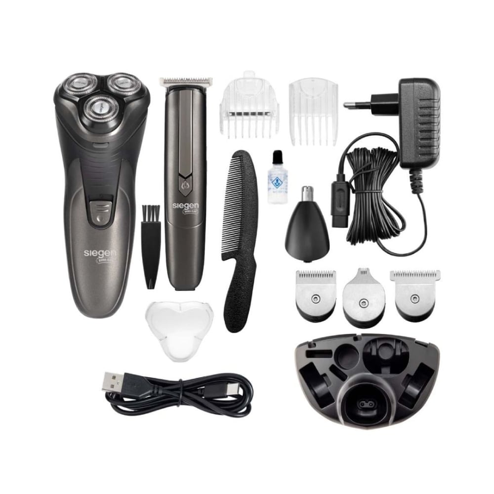 SET AFEITADORA Y CORTAPELO SIEGEN SG-8440C01 MULTISTYLER 4 EN 1 - 2