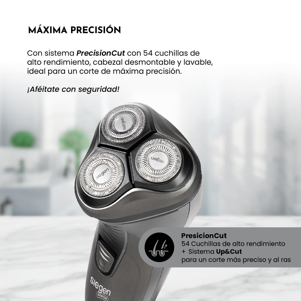 SET AFEITADORA Y CORTAPELO SIEGEN SG-8440C01 MULTISTYLER 4 EN 1 - 6
