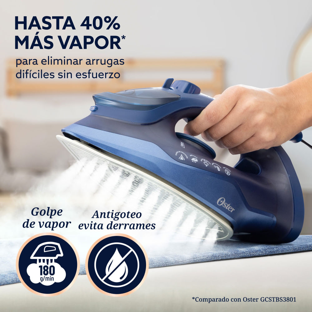 PLANCHA DE VAPOR OSTER GCSTAC7202-053 AEROGLIDE S7200 AZUL OSCURO - 2