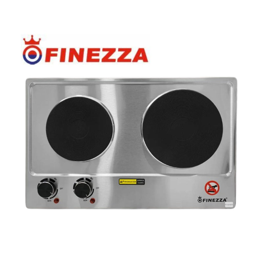 COCINA ELÉCTRICA FINEZZA FZ-320H2CE DE 2 HORNILLAS - 1