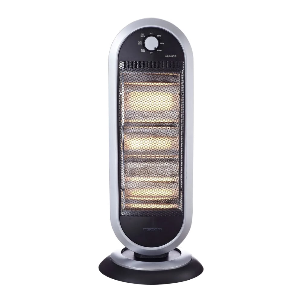 CALEFACTOR HALÓGENO RECCO 1200W 5M2 FH-HH-03G - 1