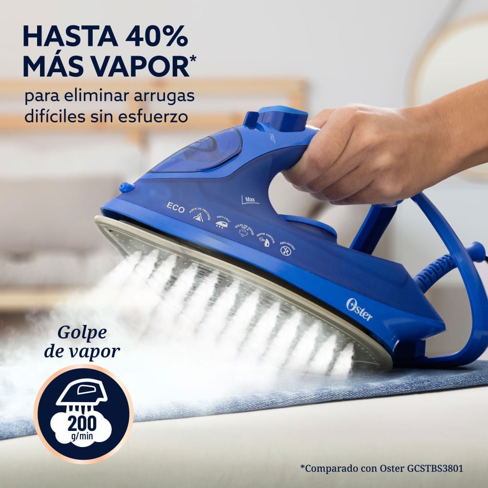 PLANCHA DE VAPOR OSTER GCSTAC7601-053 AEROGLIDE PLUS S7600 - 2
