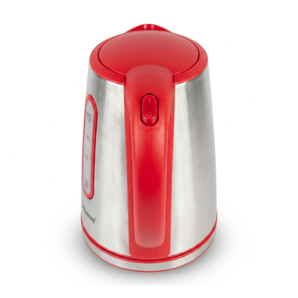 HERVIDOR ELÉCTRICO BOSSKO BK-208B 2200W 2LTS ROJO - 3