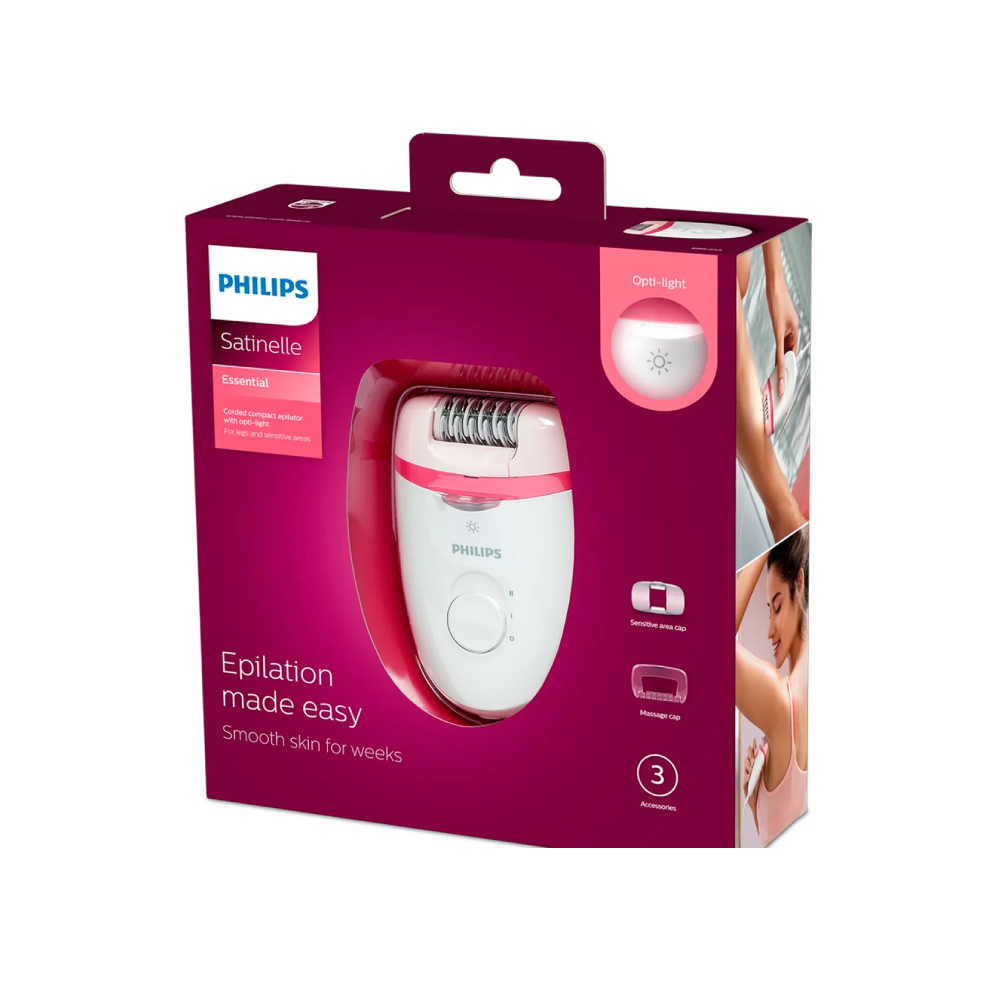 DEPILADORA EPILATOR PHILIPS BRE25500 ROSA - 5